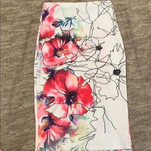 Never worn midi pencil skirt